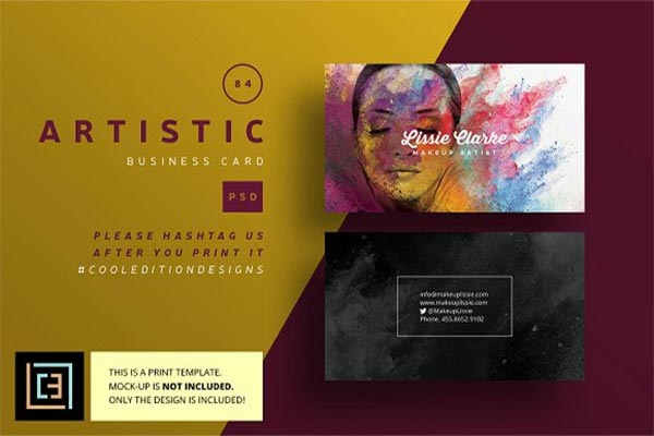 Makeup Artist Business Cards | Free & Premium PSD | Vector | EPS | PNG | Ai Downloads